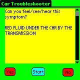 Car Troubleshooter (PPC OS) Screenshot