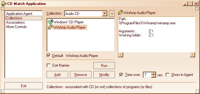 CD Match Application Screenshot