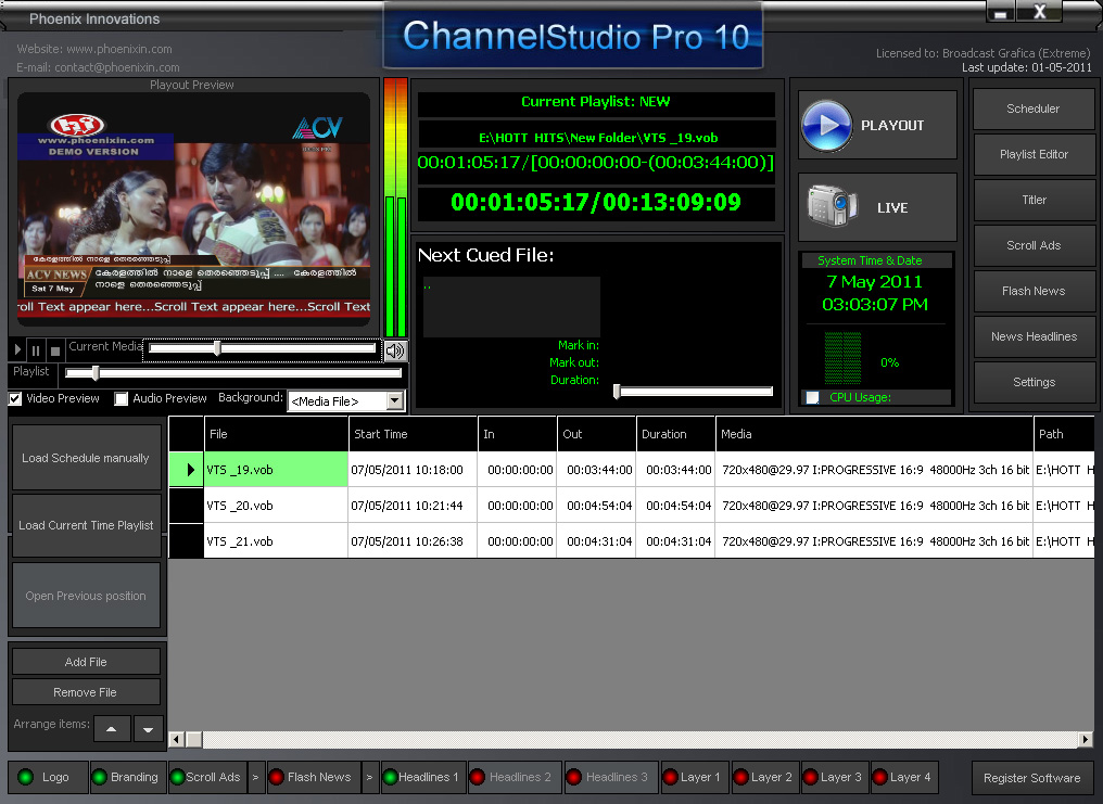 Channel Studio Pro Screenshot
