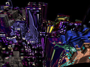 City of Lights 3D Screensaver Screenshot
