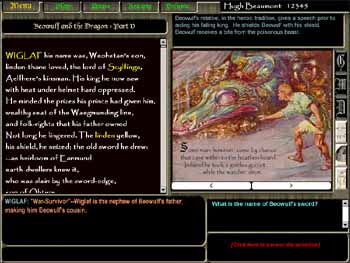 Complete Beowulf Interactive Screenshot