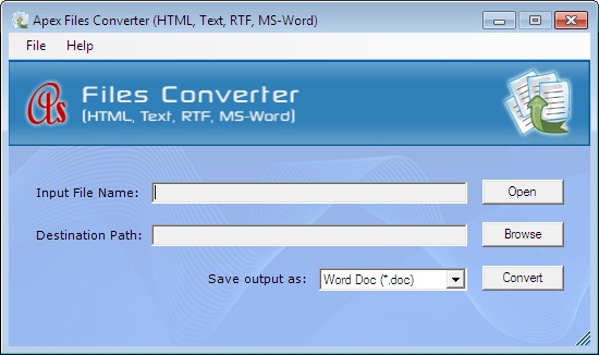 Convert Word to HTML Screenshot