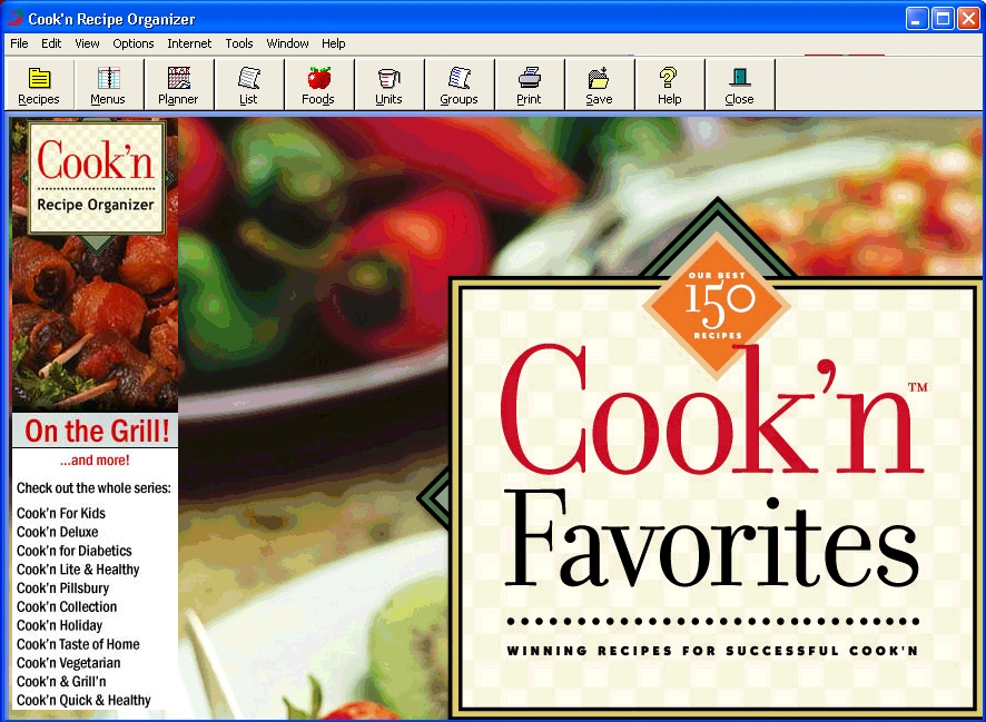 Cook'n Recipe Organizer Screenshot