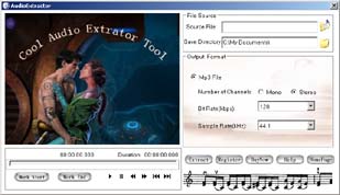 Cool Audio Extractor Tool Screenshot