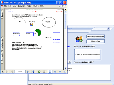 Create PDF from Delphi Screenshot