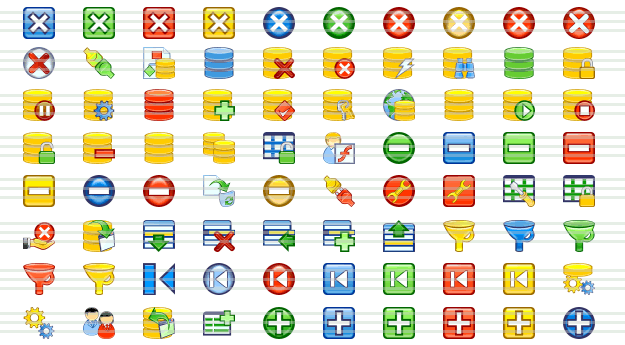 Database Icon Collection Screenshot