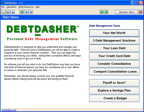 DebtDasher Screenshot