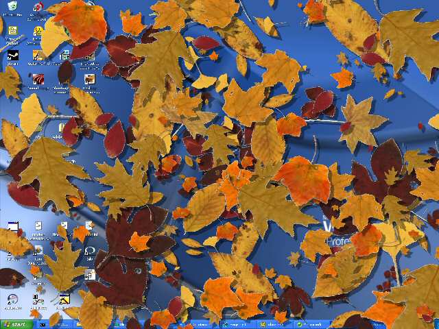 Desktop Autumn Screensaver Screenshot
