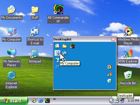 Desktoplet Screenshot