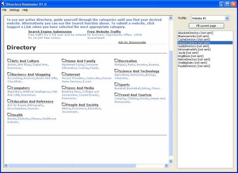 Directory Dominator Screenshot