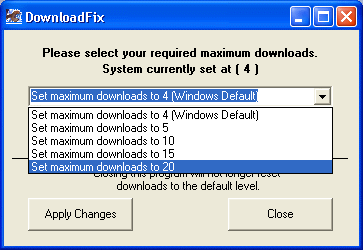 DownloadFix Download Manager Screenshot