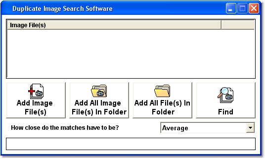 Duplicate Image Search Software Screenshot