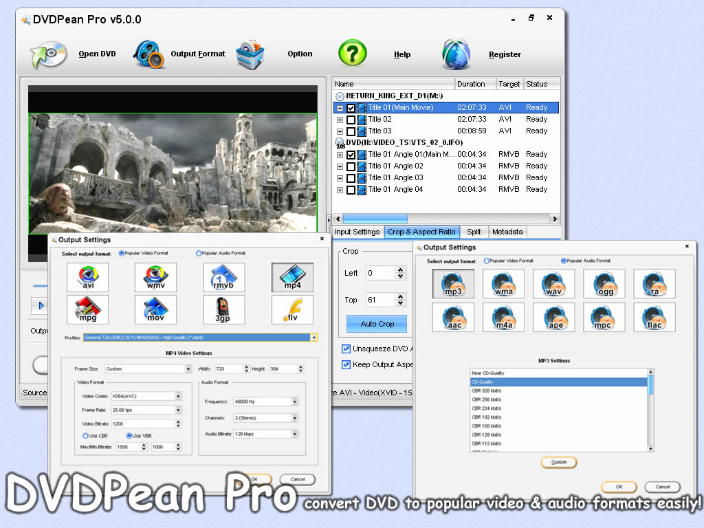 DVDPean Screenshot