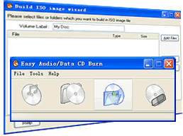 Easy Audio/Data CD/DVD Burner Screenshot