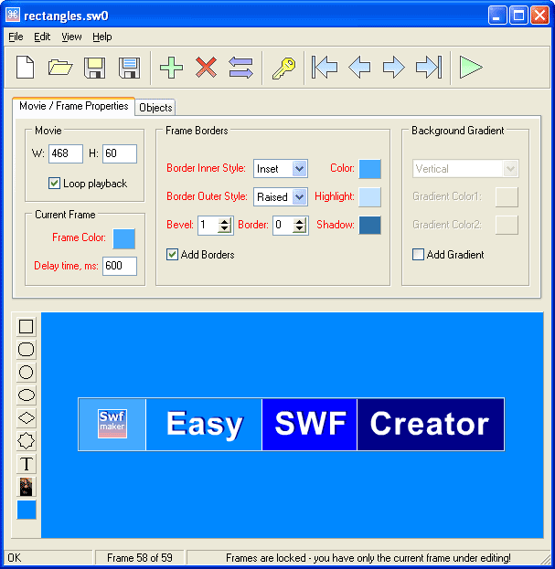 Easy FlashMaker (SWF Creator) Screenshot
