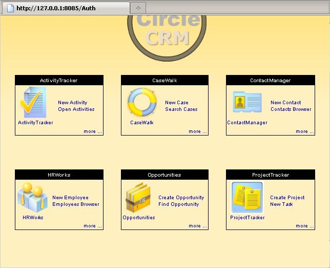 EnCircle CRM Screenshot