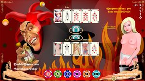 Erotic Caribbean Poker Screenshot