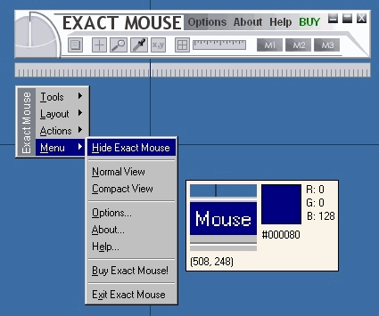 Exact Mouse Screenshot