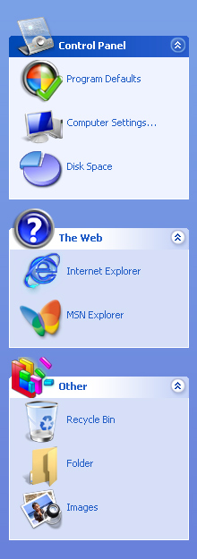 ExplorerBarXP Screenshot