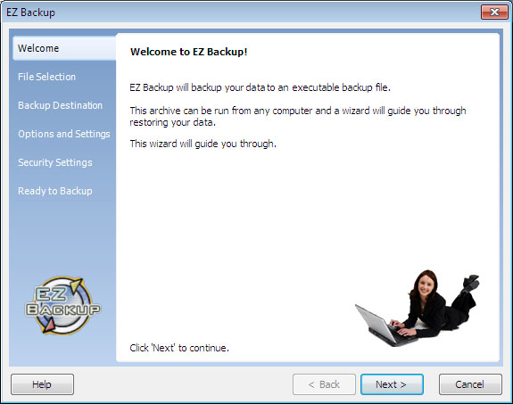 EZ Backup Outlook Pro Screenshot