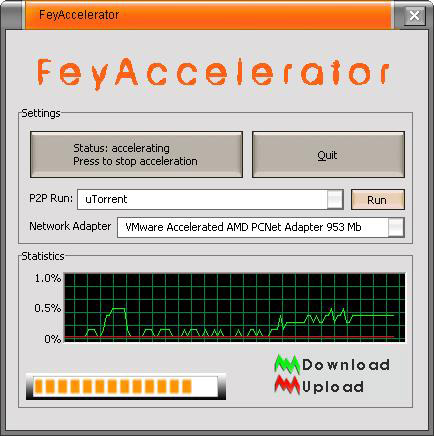 FeyAccelerator Screenshot