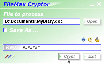 FileMax Cryptor Screenshot