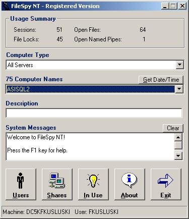 FileSpy NT Screenshot