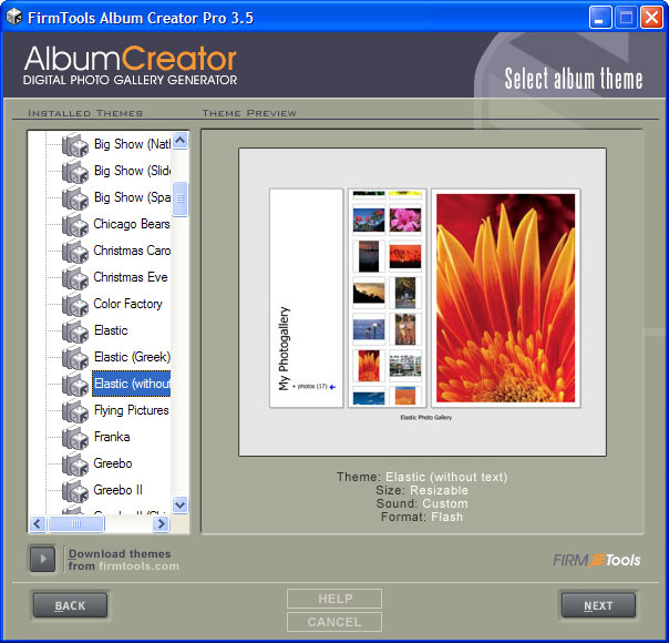 FirmTools AlbumCreator Pro Screenshot