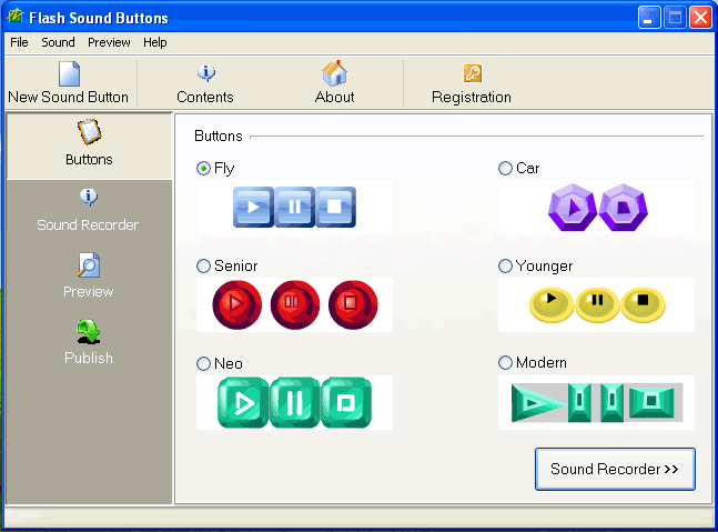 Flash Sound Buttons Screenshot