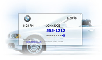 fonXL Call Display Screen Saver Screenshot