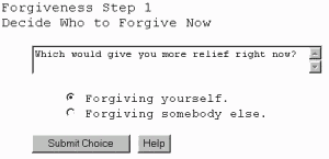 Forgiveness - Free Self-Counseling Software for Inner Peace Screenshot