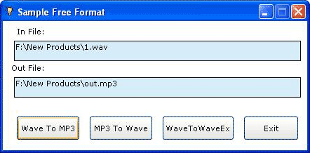 Free Mp3 Format DLL Screenshot