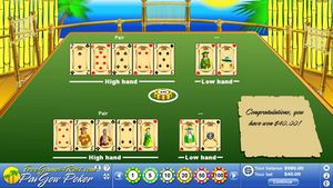 Frigate Pai Gow Poker Screenshot