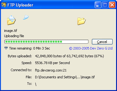 FTP Uploader Creator Screenshot