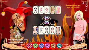 Girly Caribbean Poker Screenshot