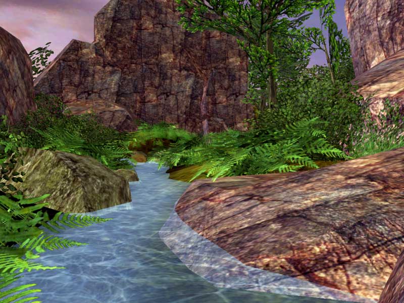 Sreenshot Green Valley 3D Screensaver 1.0 | Nature - Valley - Green Valley
