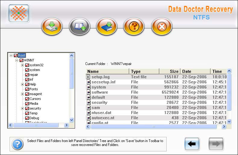 Hard Drive NTFS Partition Recovery Screenshot