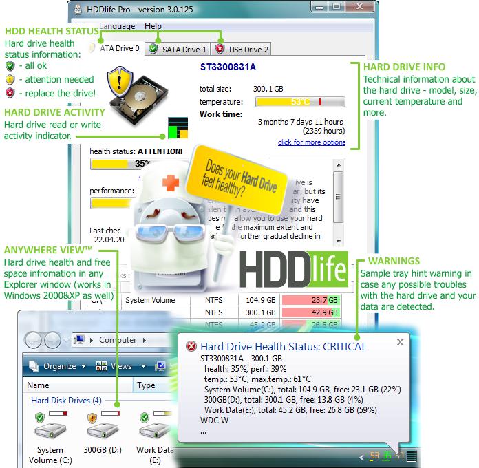 HDDlife Pro Screenshot