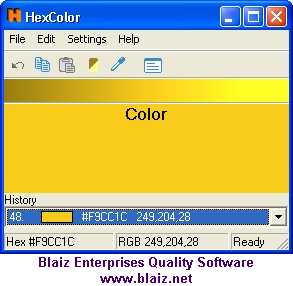 HexColor by Blaiz Enterprises Screenshot