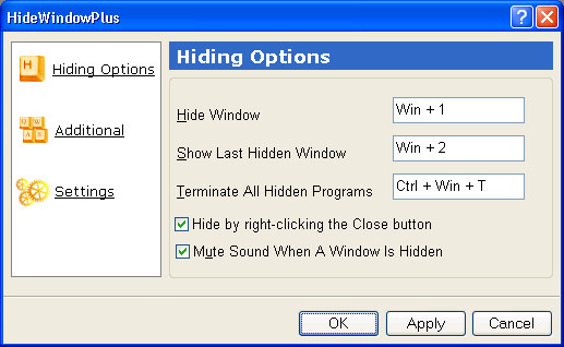 Hide Window Plus Screenshot