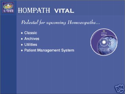 Hompath Vital-Homeopathy Software Screenshot