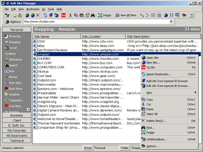 IC Soft Site Manager Screenshot