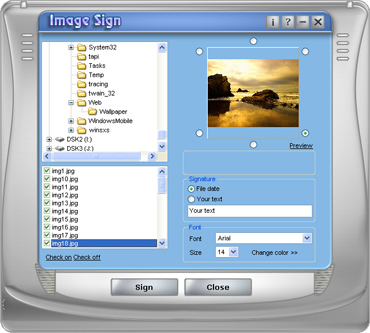 ImageSign Screenshot