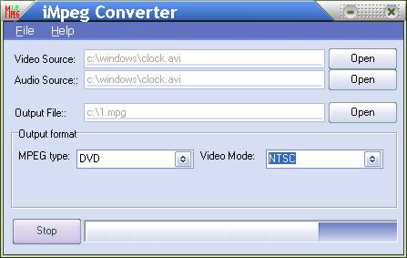 iMpeg Converter Screenshot