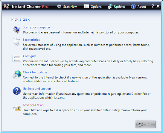 Instant Cleaner Pro Screenshot