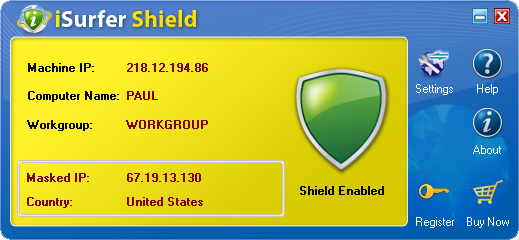 iSurfer Shield Screenshot