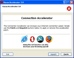 Kazaa Accelerator Screenshot