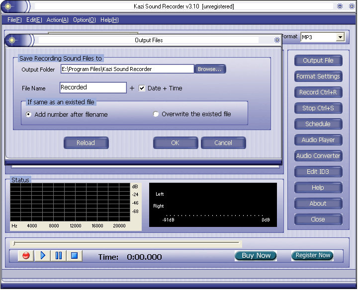 Kazi Sound Recorder Screenshot
