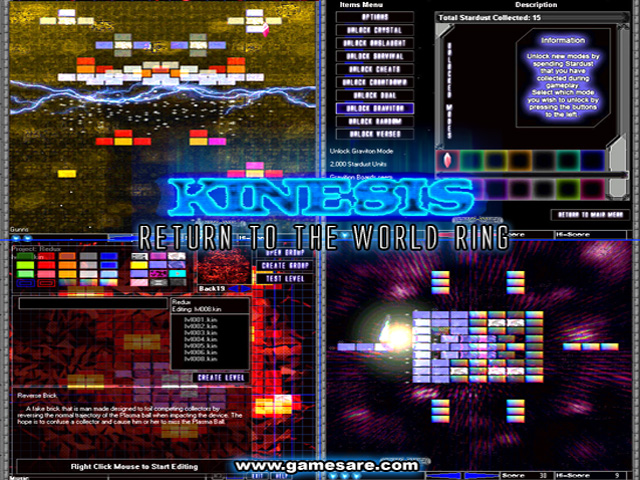 Kinesis: Return to the World Ring Screenshot