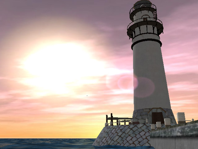 Lighthouse 3D screensaver Screenshot